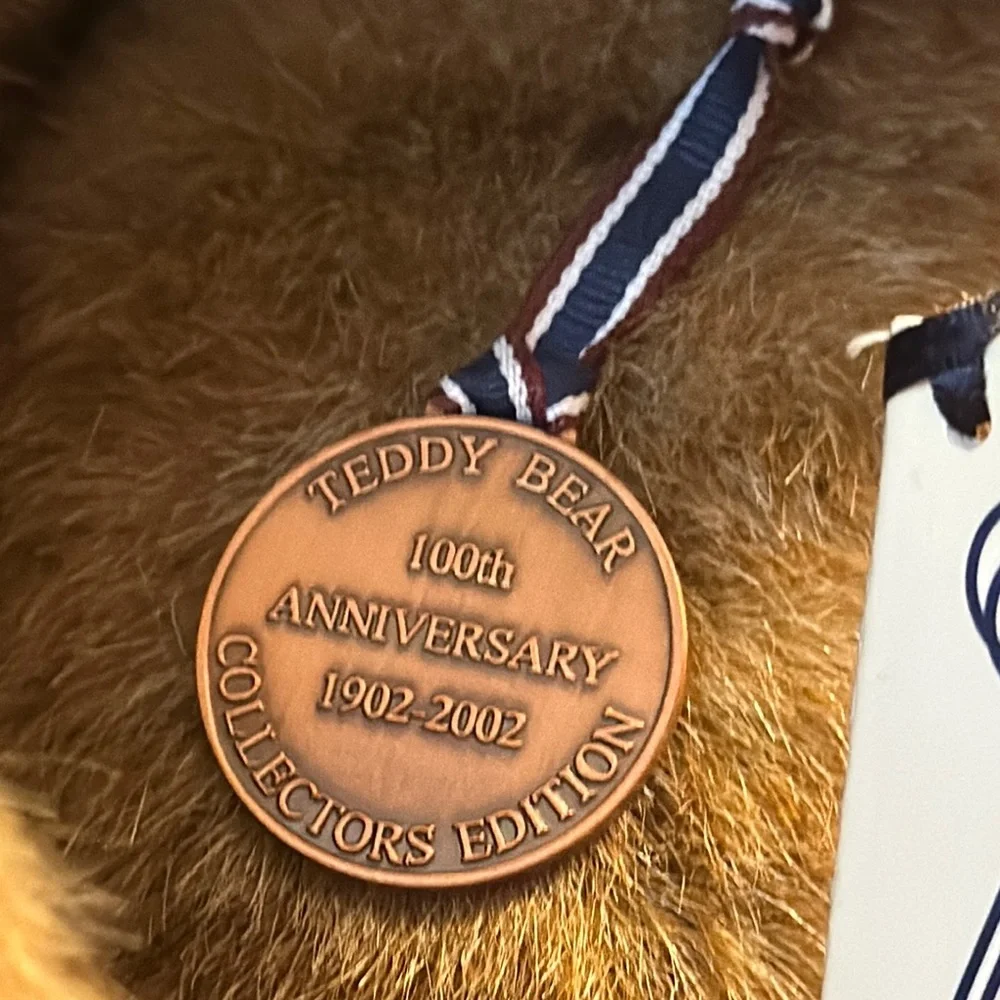 Boyds Bears Brown Stuffed Animal with Diary - Picture 3 of 16